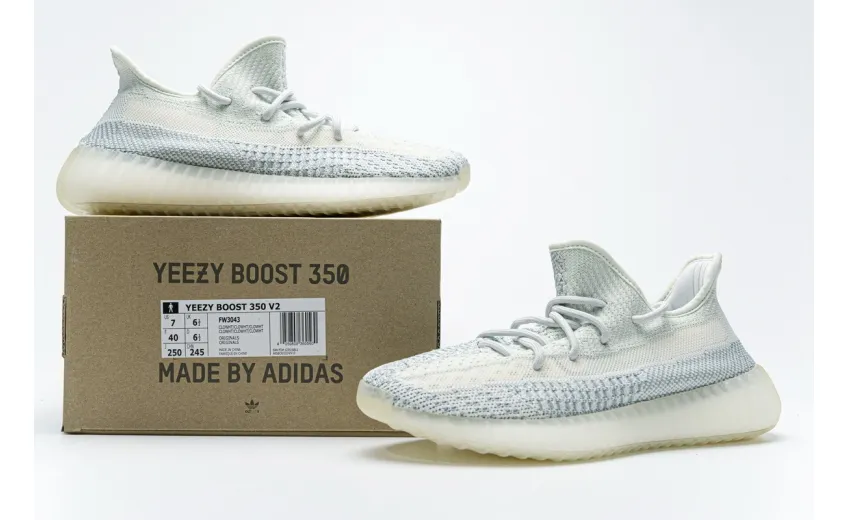 Reps StockX Shoes Adidas Yeezy Boost 350 V2 Cloud White FW3043??