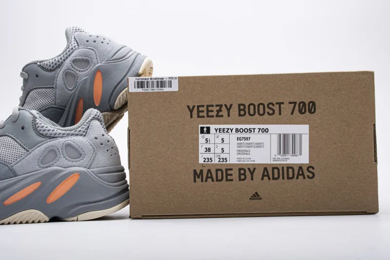 Reps StockX Shoes Adidas Yeezy Boost 700“Inertia” Grey EG7597??