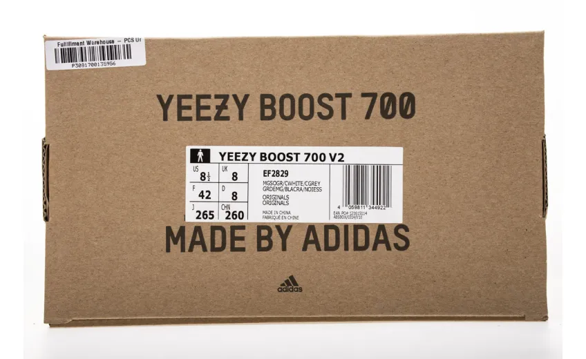 Reps StockX Shoes Adidas Yeezy Boost 700 V2 “Static” White Grey EF2829??