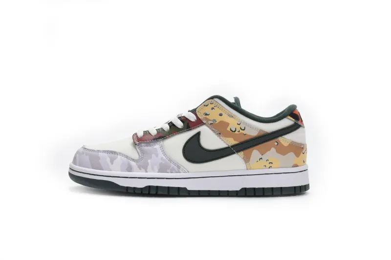  Nike Dunk Low SE Sail Multi-Camo DH0957-100 