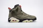  Travis Scott X Air Jordan 6 “Medium Olive”CN1084-200