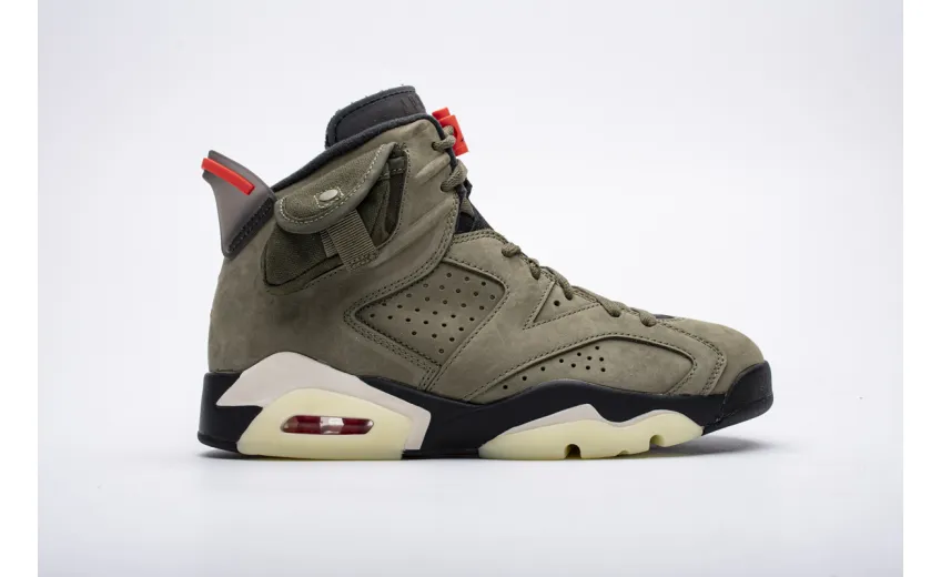  Travis Scott X Air Jordan 6 “Medium Olive”CN1084-200