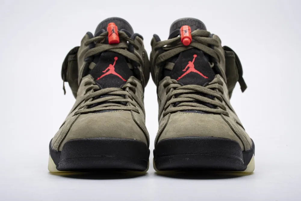  Travis Scott X Air Jordan 6 “Medium Olive”CN1084-200