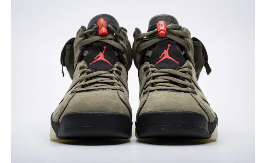  Travis Scott X Air Jordan 6 “Medium Olive”CN1084-200