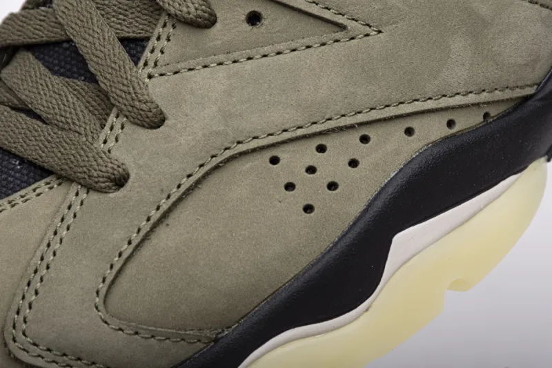  Travis Scott X Air Jordan 6 “Medium Olive”CN1084-200