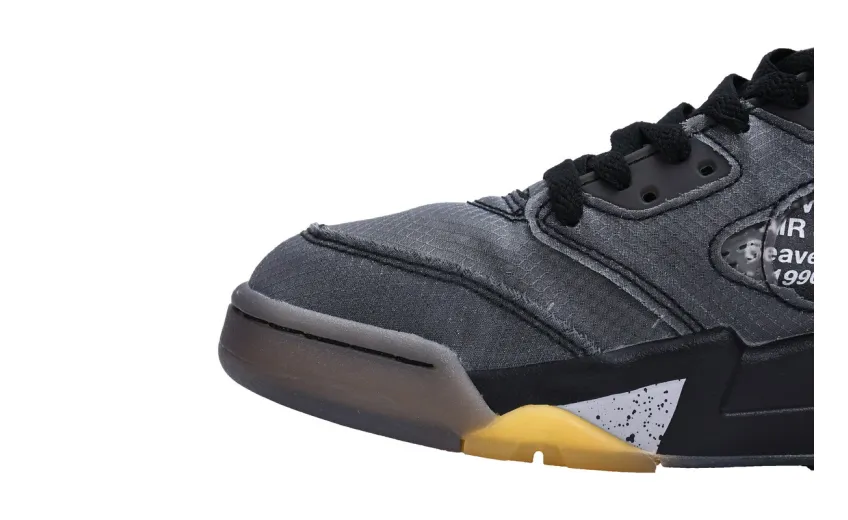  OFF-WHITE x Air Jordan 5 Black CT8480-001 