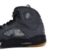  OFF-WHITE x Air Jordan 5 Black CT8480-001 