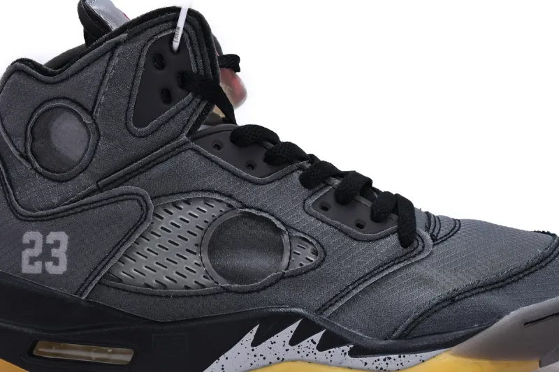 OFF-WHITE x Air Jordan 5 Black CT8480-001 