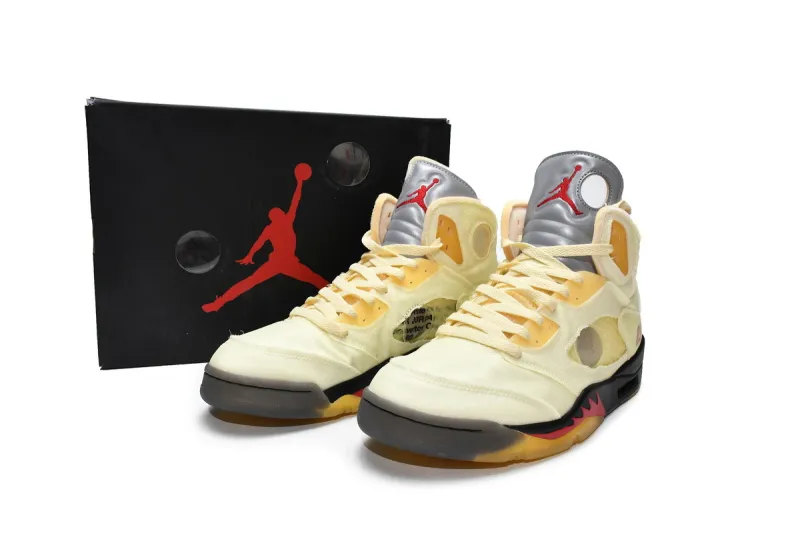 Jordan 5 Off White Sail