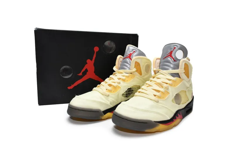 Jordan 5 Off White Sail