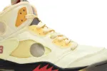 Jordan 5 Retro Off White Sail