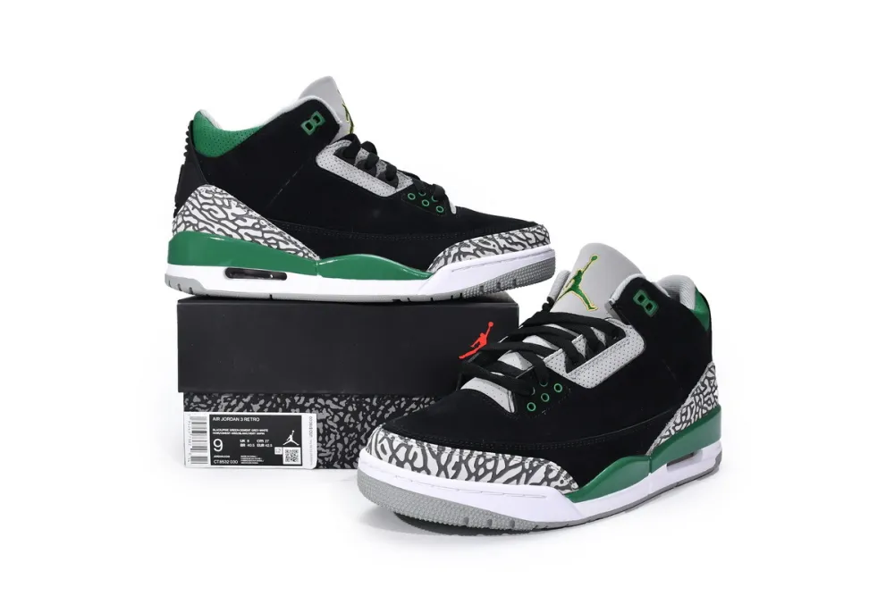  Air Jordan 3 Retro Pine Green CT8532-030