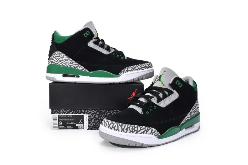  Air Jordan 3 Retro Pine Green CT8532-030