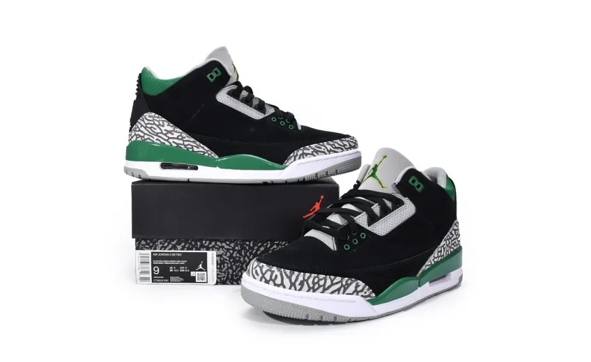  Air Jordan 3 Retro Pine Green CT8532-030