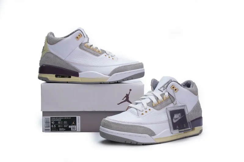  A Ma Maniere x Air Jordan 3 Retro SP Medium Grey DH3434-110