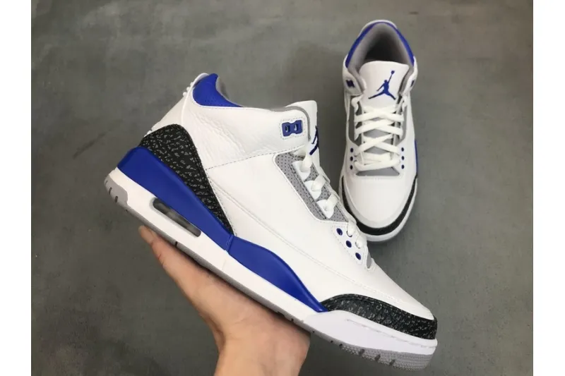  Air Jordan 3 Retro Racer Blue CT8532-145 