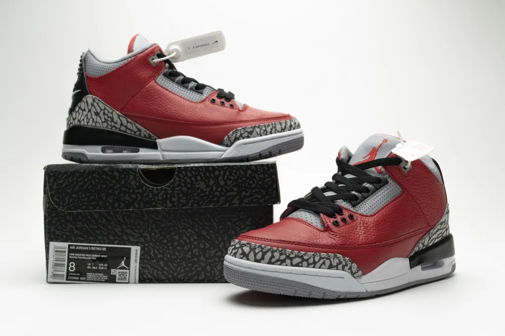  Air Jordan 3 SE “Red Cement” CK5692-600 