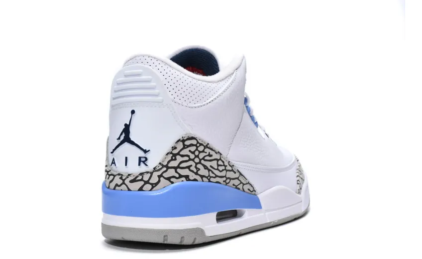  Air Jordan 3 Retro UNC Blue CT8532-104