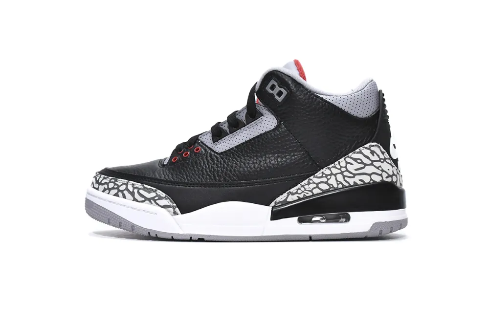 fake jordan 3 black cement