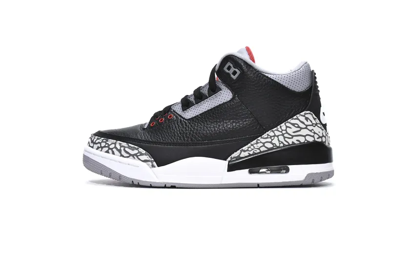 fake jordan 3 black cement