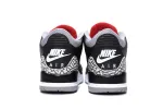 fake air jordan 3 black cement