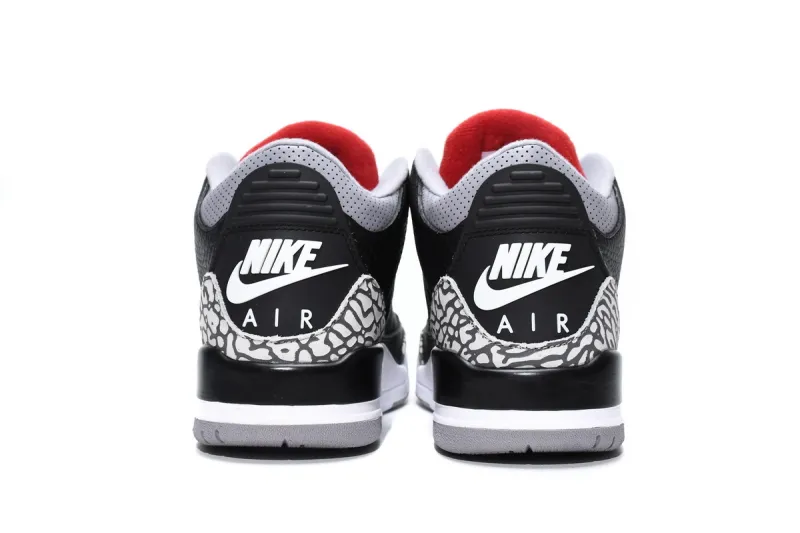 fake air jordan 3 black cement