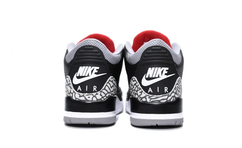 fake air jordan 3 black cement