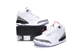  Air Jordan 3 Retro Free Throw Line White Cement 923096-101 