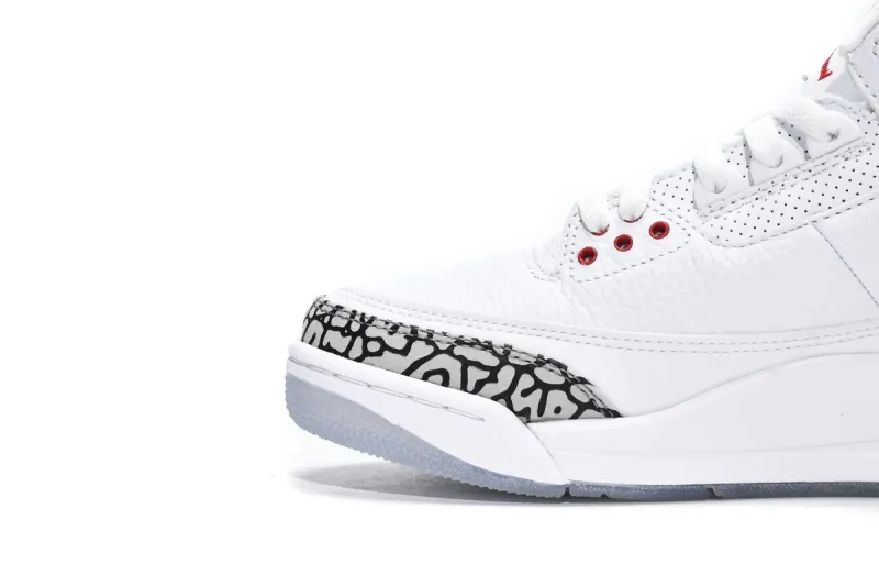  Air Jordan 3 Retro Free Throw Line White Cement 923096-101 