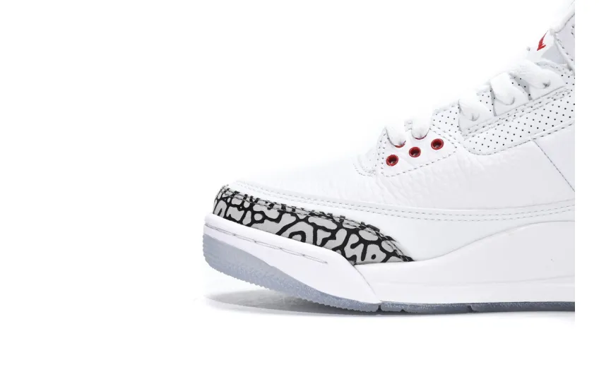  Air Jordan 3 Retro Free Throw Line White Cement 923096-101 