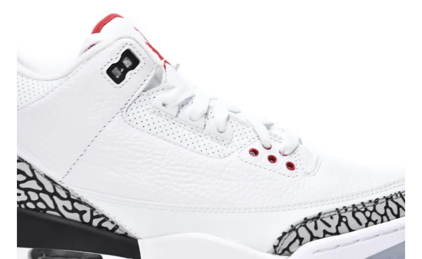  Air Jordan 3 Retro Free Throw Line White Cement 923096-101 