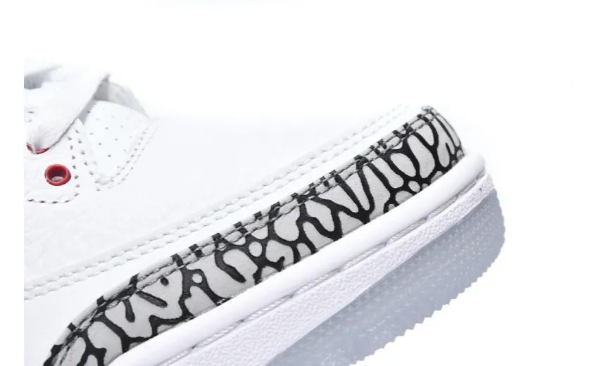  Air Jordan 3 Retro Free Throw Line White Cement 923096-101 
