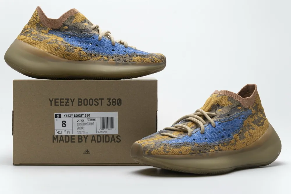  Adidas Yeezy Boost 380 Blue Oat Q47306 