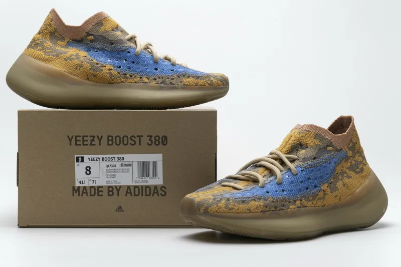  Adidas Yeezy Boost 380 Blue Oat Q47306 