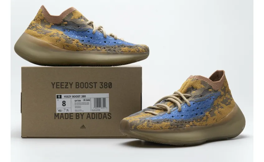 Adidas Yeezy Boost 380 Blue Oat Q47306 