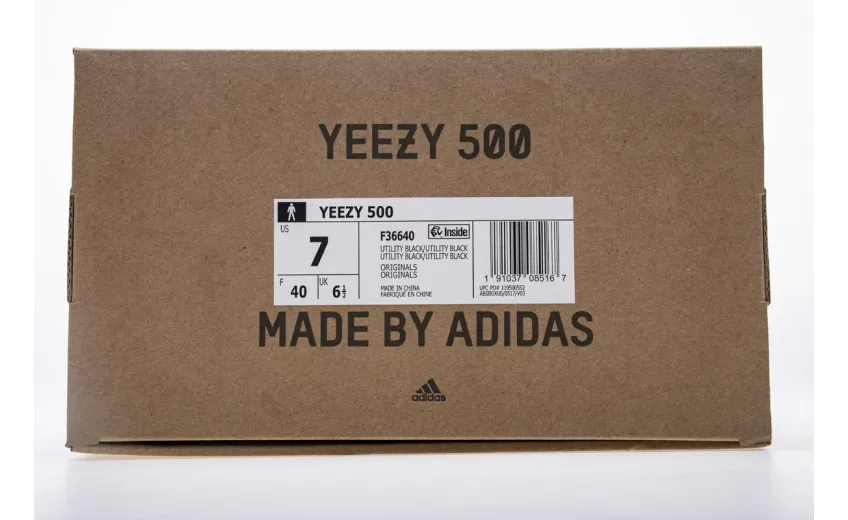  Adidas Yeezy 500 Utility Black” F36640 