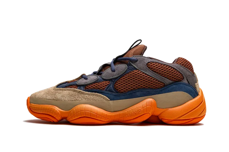  Adidas Yeezy 500“Enflame" Blue Orange GZ5541