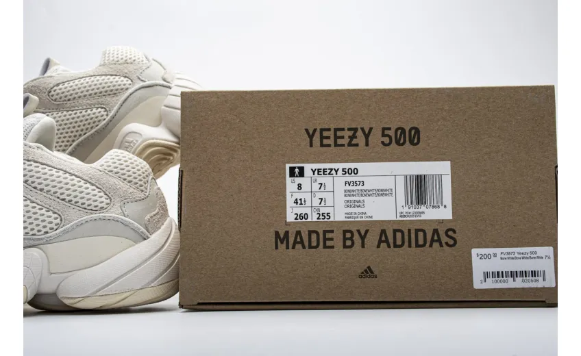  Adidas Yeezy 500 “Bone White” FV3573