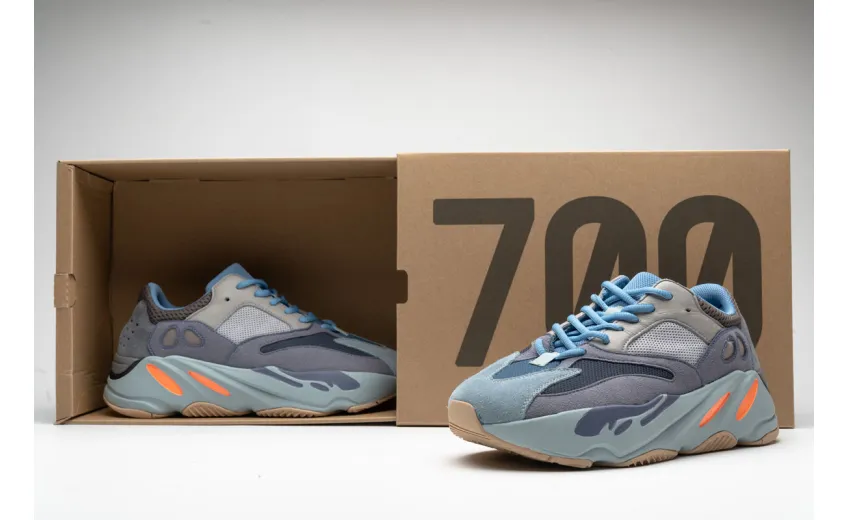  Adidas Yeezy Boost 700 Carbon Blue Real Boost FW2498