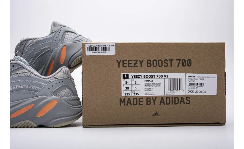  Adidas Yeezy Boost 700V2 “Inertia” Blue FW2549
