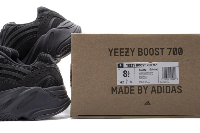  Adidas Yeezy 700 “Vanta” Black FU6684
