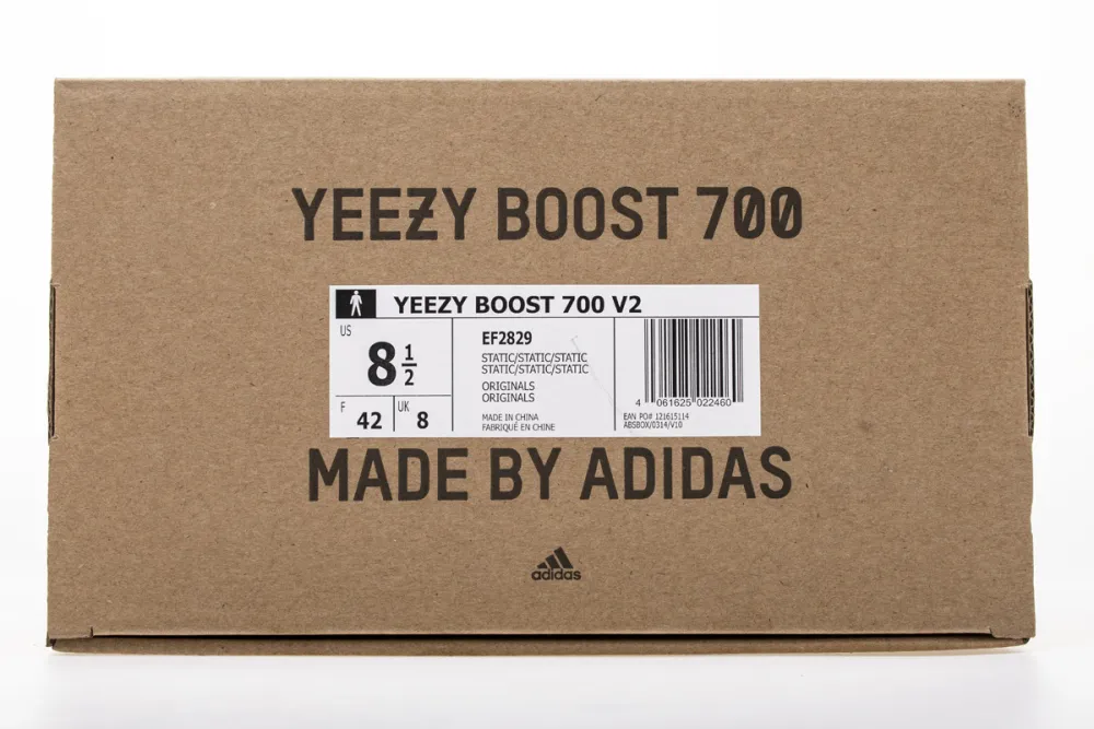  Adidas Yeezy Boost 700 V2 “Static” White Grey EF2829