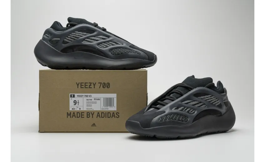  Adidas Yeezy 700 V3 “Alvah”Real Boost Black H67799