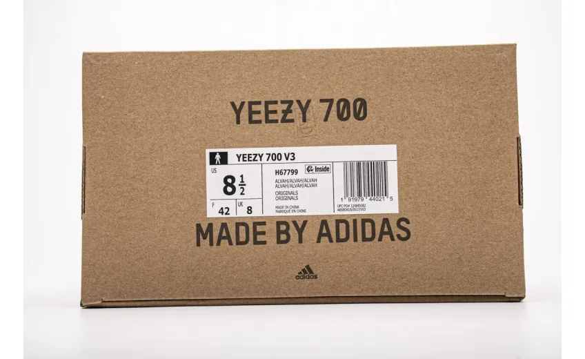  Adidas Yeezy 700 V3 “Alvah”Basf Boost Black H67799