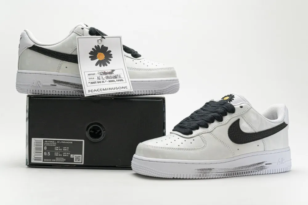  PEACEMINUSONE x Nike Air Force 1 “Para-Noise 2.0” White DD3223-100