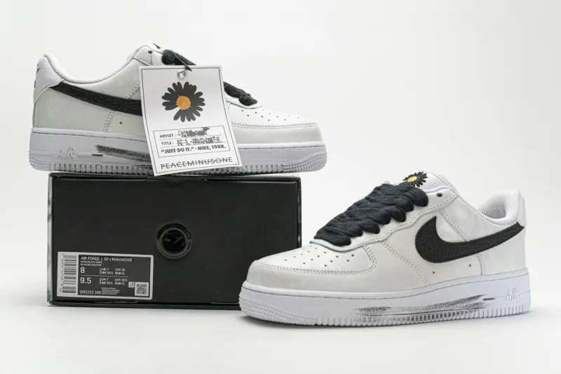  PEACEMINUSONE x Nike Air Force 1 “Para-Noise 2.0” White DD3223-100
