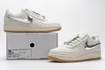  Travis Scott x Nike Air Force 1“Sail” Cream AQ4211-101