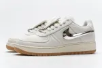  Travis Scott x Nike Air Force 1“Sail” Cream AQ4211-101
