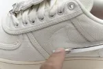  Travis Scott x Nike Air Force 1“Sail” Cream AQ4211-101