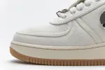  Travis Scott x Nike Air Force 1“Sail” Cream AQ4211-101